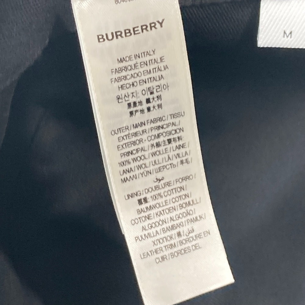 BURBERRY hat 8048929 cotton beige check mens M Used Authentic