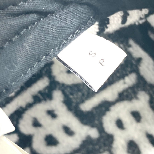 BURBERRY hat 8057414 cotton black Bicolor pile TB logo Women S Used Authentic