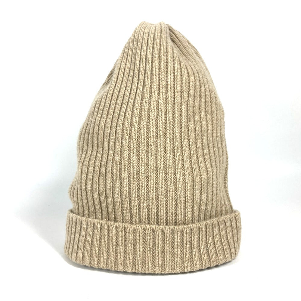 BURBERRY Knit hat wool beige Women Used Authentic