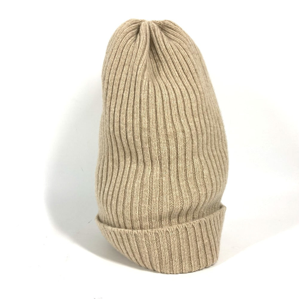 BURBERRY Knit hat wool beige Women Used Authentic