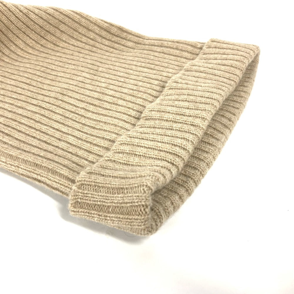 BURBERRY Knit hat wool beige Women Used Authentic