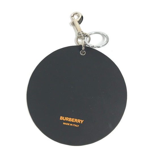 BURBERRY key ring rubber Orange logo shark Women Used Authentic