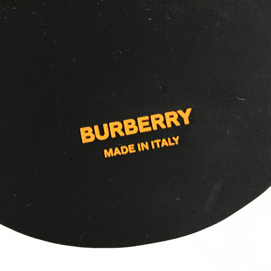 BURBERRY key ring rubber Orange logo shark Women Used Authentic