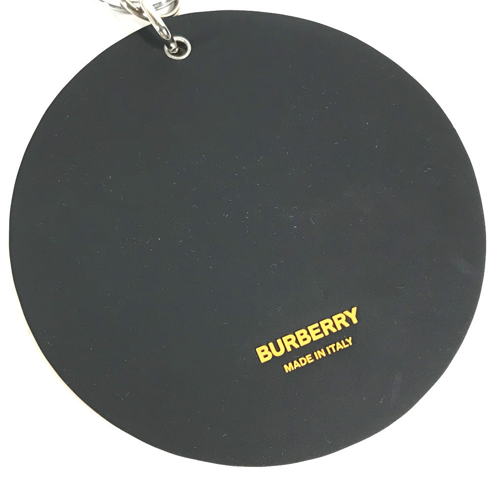 BURBERRY key ring rubber Orange logo shark Women Used Authentic