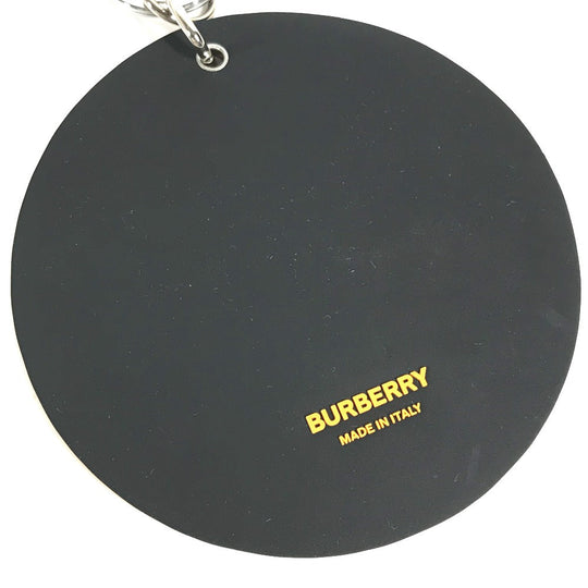 BURBERRY key ring rubber Orange logo shark Women Used Authentic