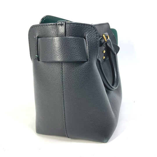 BURBERRY Shoulder Bag 4076733 leather black handbag bag shoulder bag logo belt bag Women Used Authentic