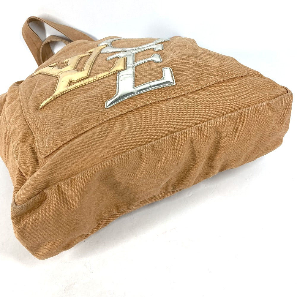 LOUIS VUITTON Tote Bag M95466 Canvas leather Brown That's Love LOVE Tote MM Women Used Authentic