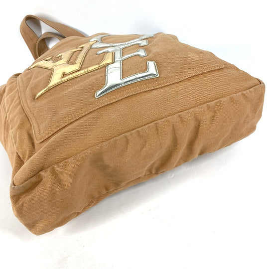 LOUIS VUITTON Tote Bag M95466 Canvas leather Brown That's Love LOVE Tote MM Women Used Authentic