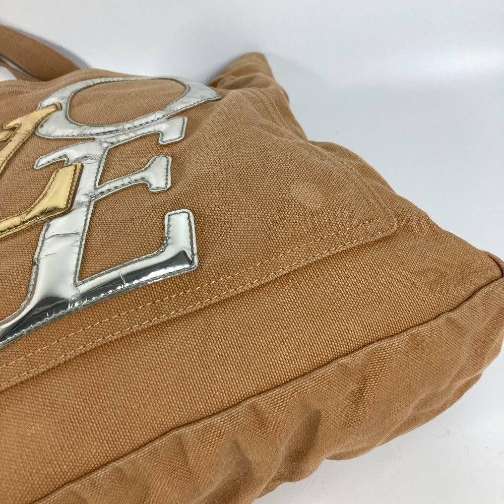 LOUIS VUITTON Tote Bag M95466 Canvas leather Brown That's Love LOVE Tote MM Women Used Authentic