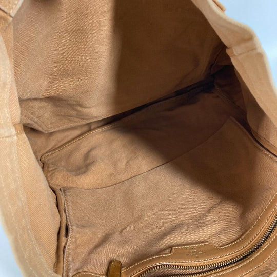 LOUIS VUITTON Tote Bag M95466 Canvas leather Brown That's Love LOVE Tote MM Women Used Authentic