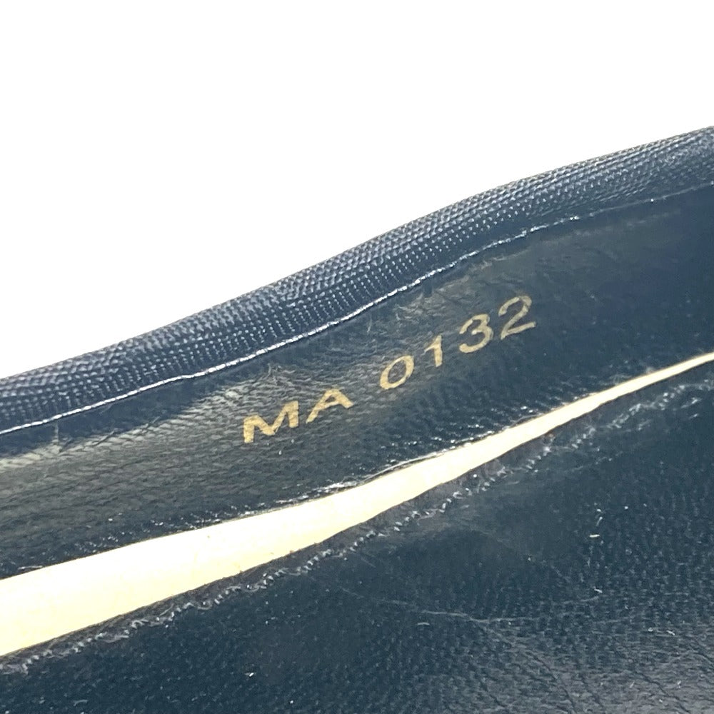 LOUIS VUITTON pumps Patent Leather, Canvas black Vernis Yayoi Kusama collaboration ribbon ribbon dot polka dot 36.5