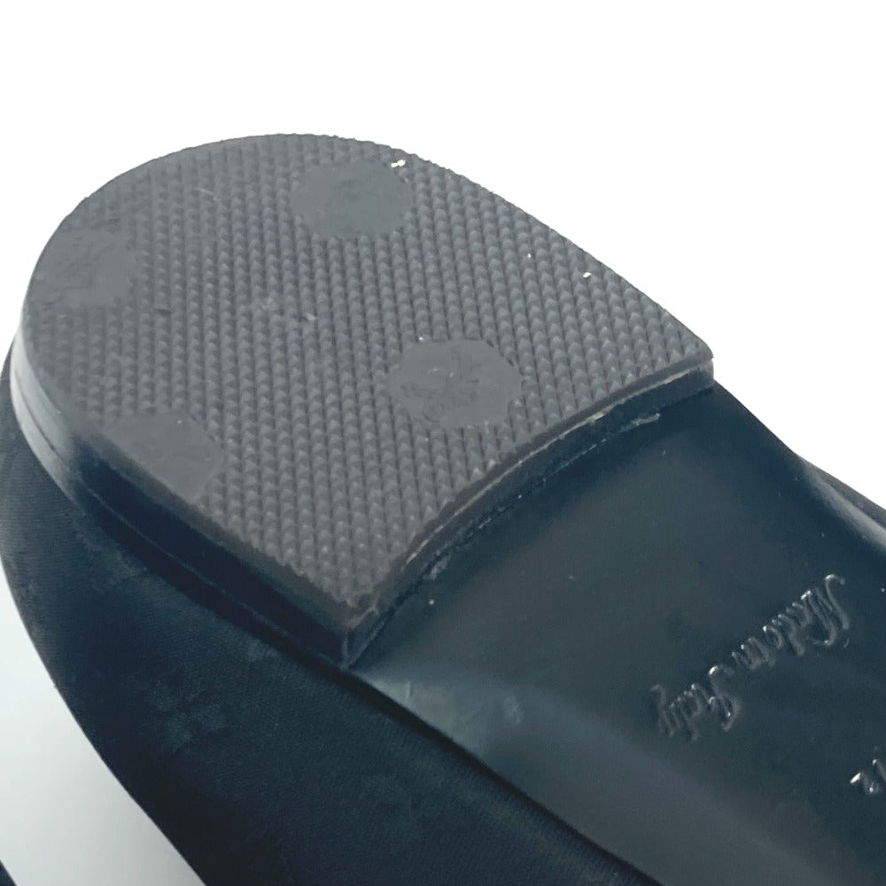 LOUIS VUITTON pumps Patent Leather, Canvas black Vernis Yayoi Kusama collaboration ribbon ribbon dot polka dot 36.5