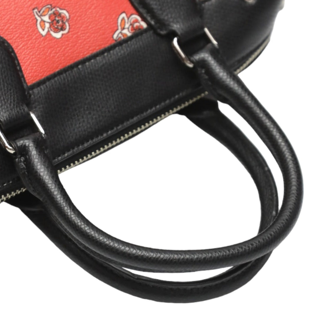 COACH Handbag F55465 leather Orange x Black 2WAYShoulder Bag Crossbody Mini Boston Unused item Women Used Authentic