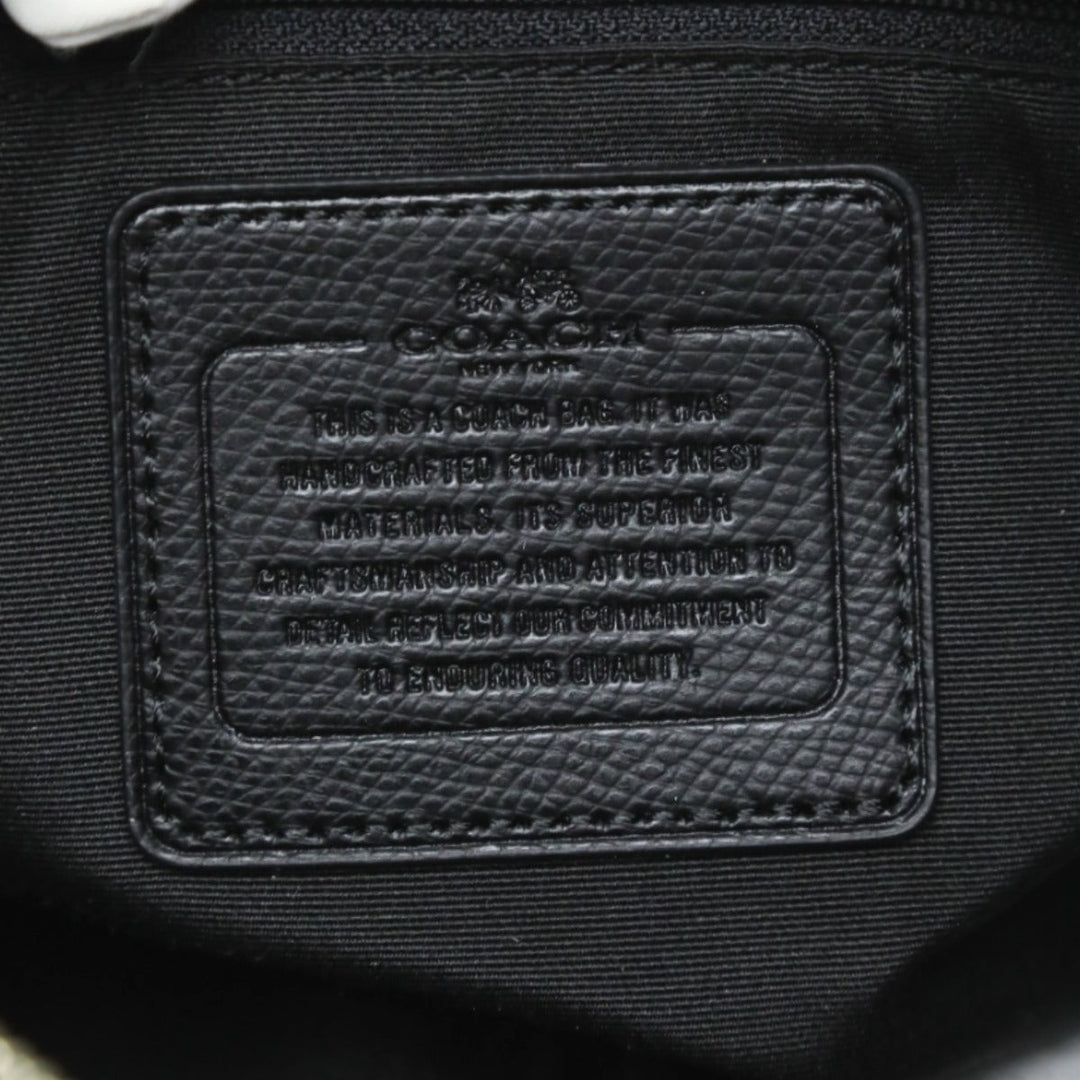 COACH Handbag F55465 leather Orange x Black 2WAYShoulder Bag Crossbody Mini Boston Unused item Women Used Authentic