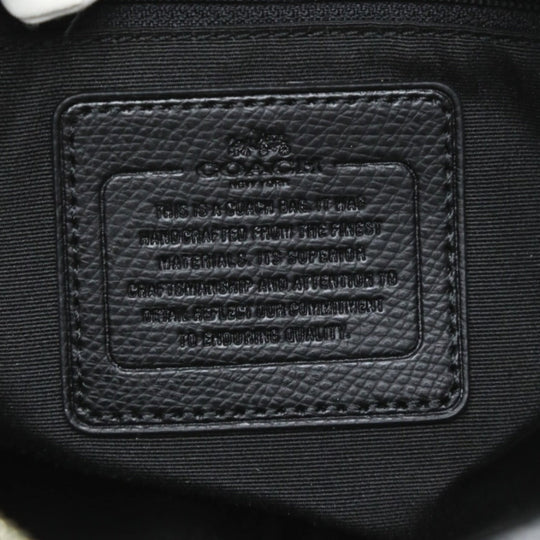 COACH Handbag F55465 leather Orange x Black 2WAYShoulder Bag Crossbody Mini Boston Unused item Women Used Authentic