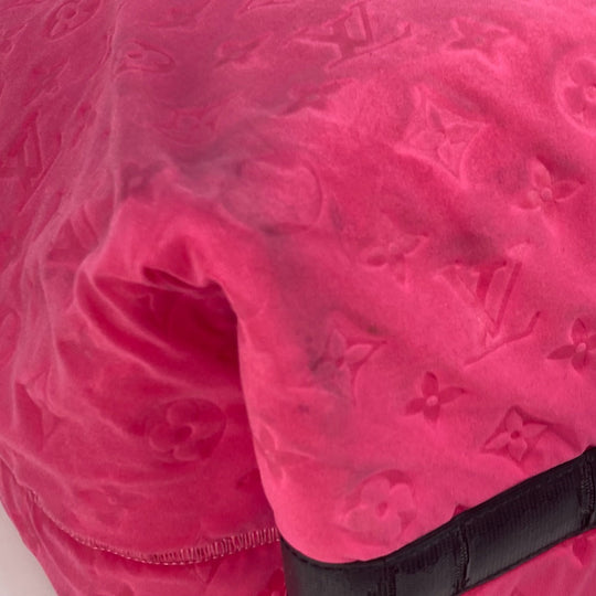 LOUIS VUITTON Tote Bag M92802 microfiber pink 2009 cruise line Scuba MM Women Used Authentic