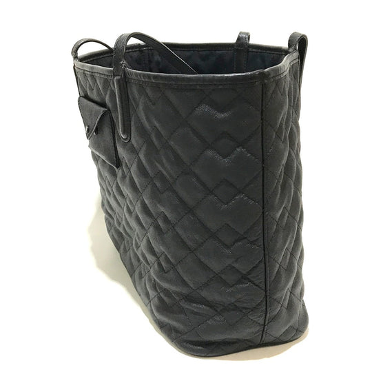 MARC BY MARC JACOBS Tote Bag PVC / Leather black With porch quilting Women Used Authentic