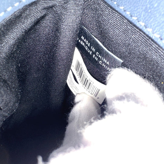 MARC JACOBS Tote Bag leather gray Turn lock Women Used Authentic