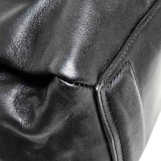 MARC BY MARC JACOBS Handbag leather black Two-tone Bicolor Tote Bag Women Used Authentic