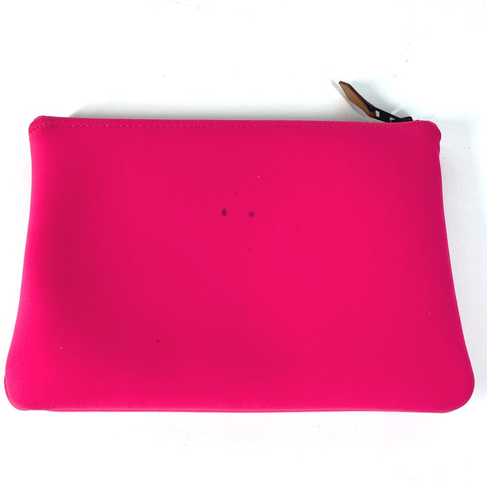 HERMES Pouch polyamide pink Makeup pouch Cosmetics Pouch Neovan PM Women Used Authentic