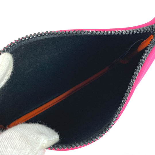 HERMES Pouch polyamide pink Makeup pouch Cosmetics Pouch Neovan PM Women Used Authentic