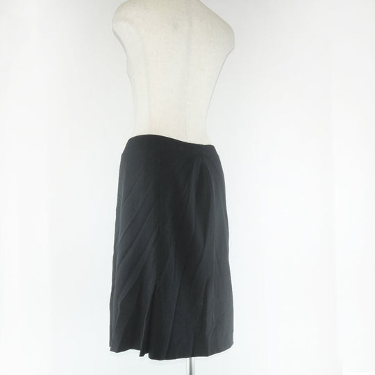 CHANEL skirt P24940V08903 wool black Women 38 Used Authentic