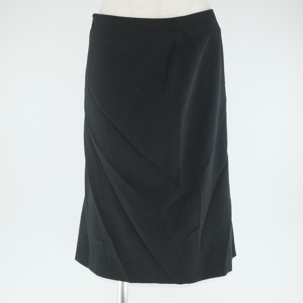 CHANEL skirt P24940V08903 wool black Women 38 Used Authentic