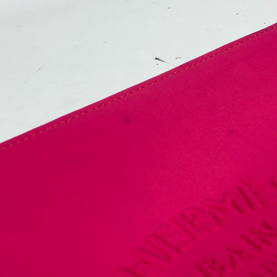 HERMES Pouch polyamide pink Neoban MM logo Women Used Authentic