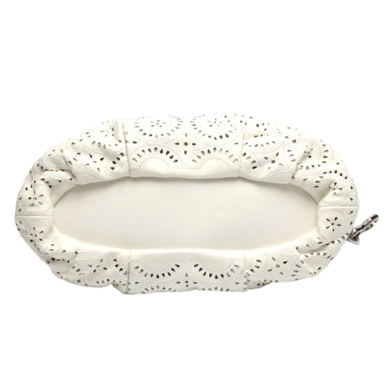 COACH Handbag 16997 leather white Madison Punching 2WAY Leather Cut Op Art Leather Sophia Shirakawa Women Used Authentic