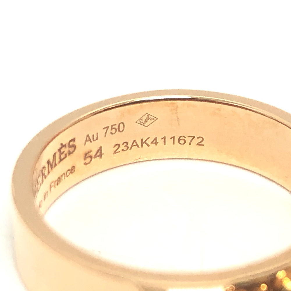 HERMES Ring 18K Pink Gold gold Cory Edssian Women 54 Used Authentic