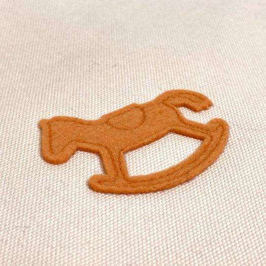 HERMES Pouch cotton pink accessory case Adada Dot GM Women Used Authentic