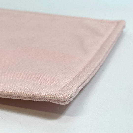 HERMES Pouch cotton pink accessory case Adada Dot GM Women Used Authentic