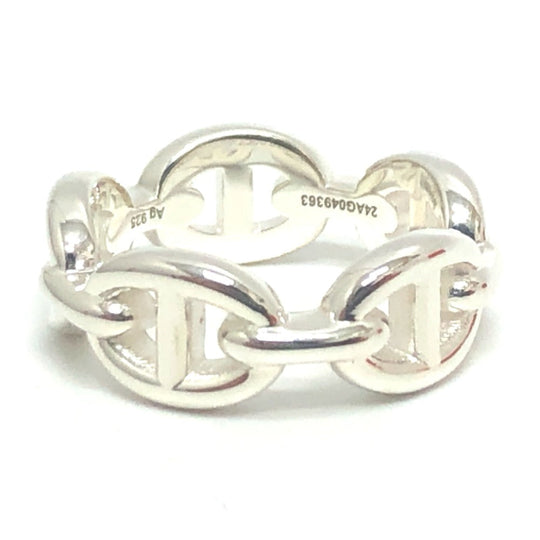 HERMES Ring SV925 Silver Chene Dunkle Enchant PM mens(Unisex) 51 Used Authentic