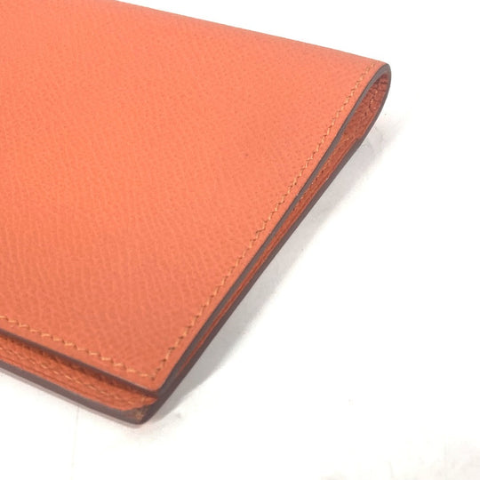 HERMES Notebook cover leather Orange Vision Agenda Women(Unisex) Used Authentic