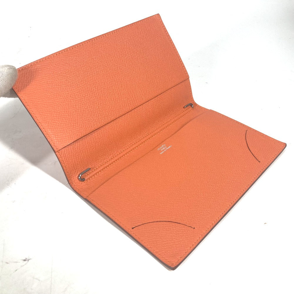 HERMES Notebook cover leather Orange Vision Agenda Women(Unisex) Used Authentic