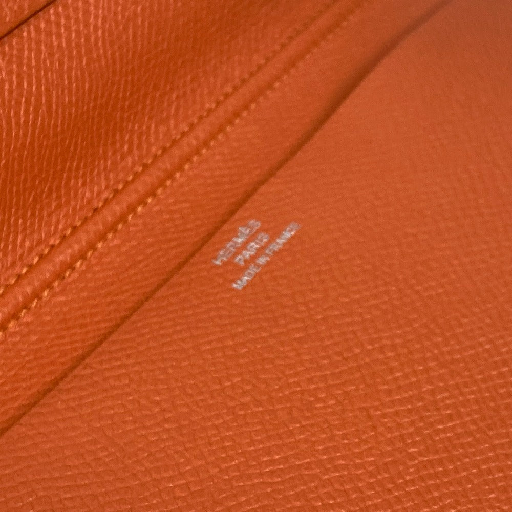 HERMES Notebook cover leather Orange Vision Agenda Women(Unisex) Used Authentic