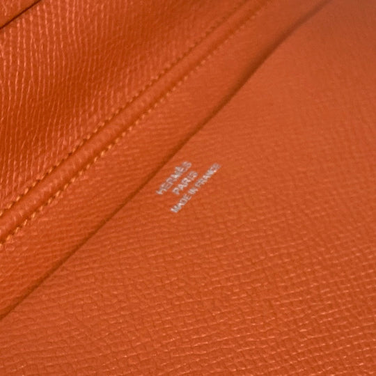 HERMES Notebook cover leather Orange Vision Agenda Women(Unisex) Used Authentic