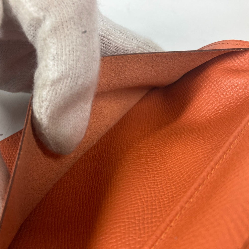 HERMES Notebook cover leather Orange Vision Agenda Women(Unisex) Used Authentic