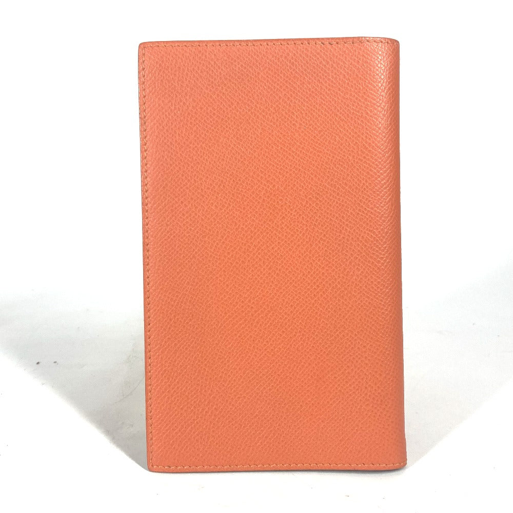 HERMES Notebook cover leather Orange Vision Agenda Women(Unisex) Used Authentic
