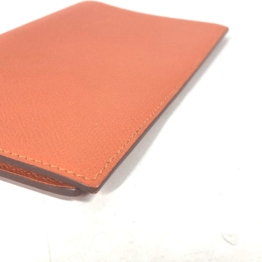 HERMES Notebook cover leather Orange Vision Agenda Women(Unisex) Used Authentic