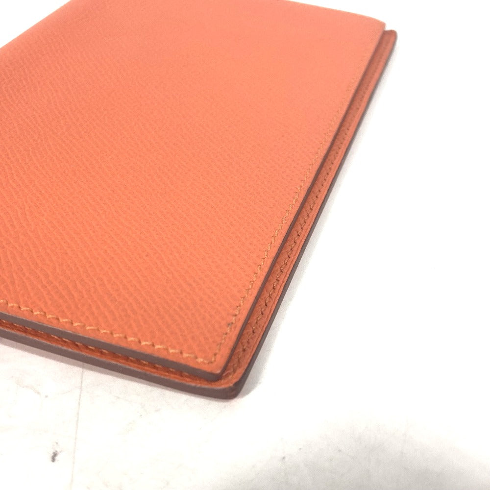 HERMES Notebook cover leather Orange Vision Agenda Women(Unisex) Used Authentic