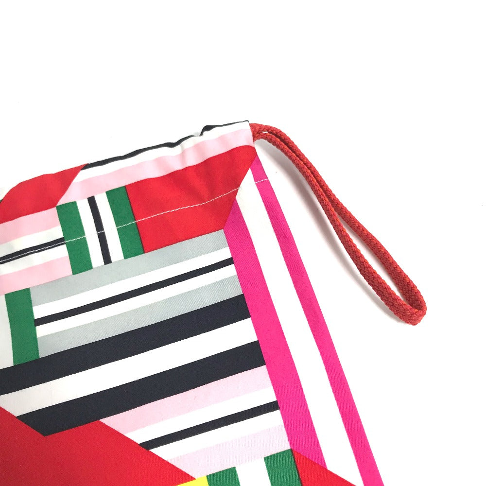 HERMES Pouch silk multicolor petit ash petit h Women Used Authentic