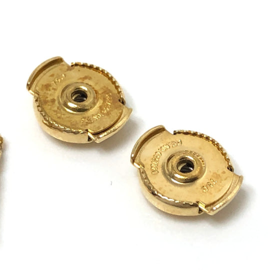 HERMES Pierce 18K gold Accessories Kelly Chene Women Used Authentic