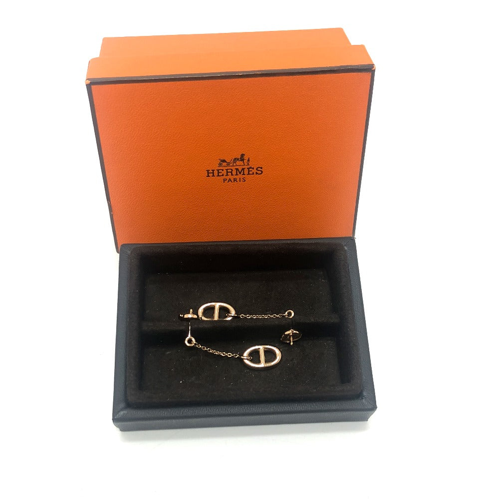 HERMES Pierce 19G127359 18K Pink Gold gold K18PG Farandole Women Used Authentic