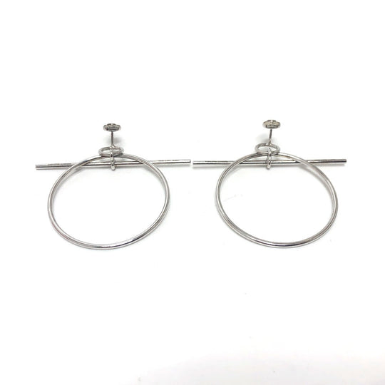 HERMES Pierce 21S312229 SV925 Silver SV925 Loop Women Used Authentic