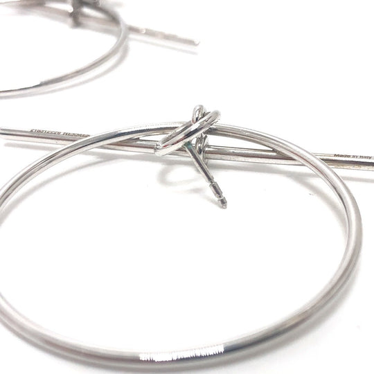 HERMES Pierce 21S312229 SV925 Silver SV925 Loop Women Used Authentic