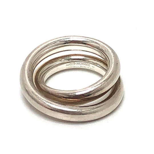 HERMES Ring H104261B SV925 Silver SV925 Vertige Women(Unisex) 52 Used Authentic