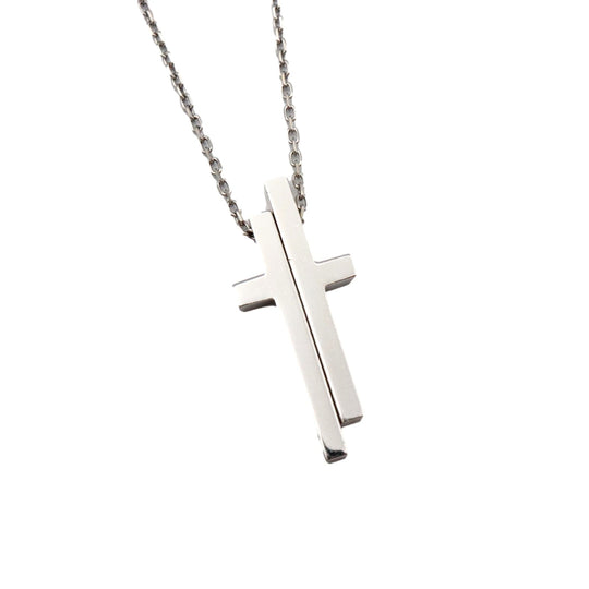 GUCCI Necklace 750 K18WG Silver Women Used Authentic