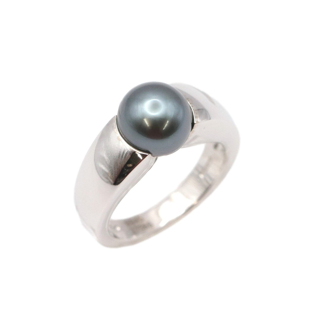 Boucheron Ring 750 K18WG, pearl Silver Women Used Authentic