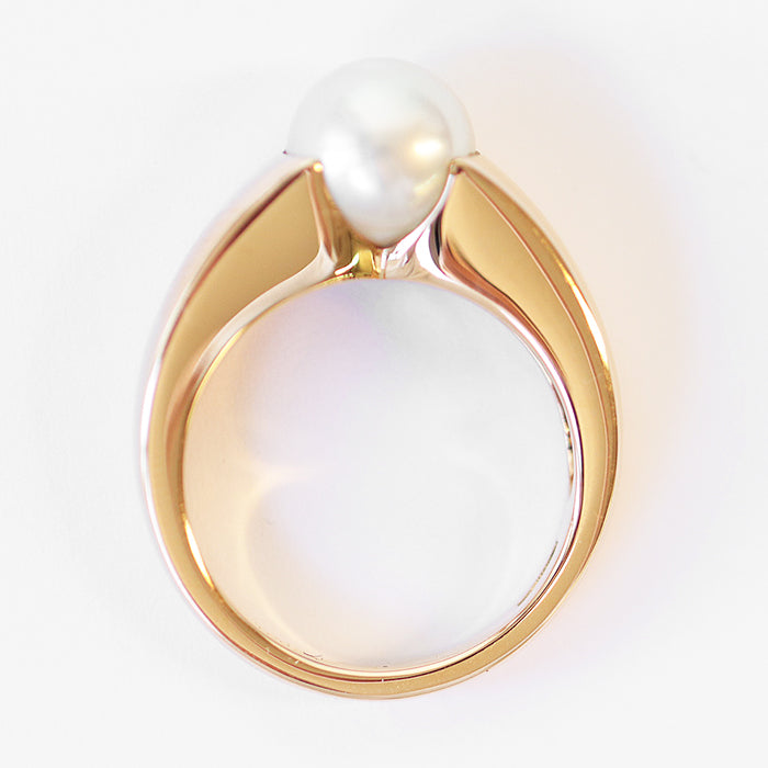 Boucheron Ring K18YG, Au750, Pearl gold Women Used Authentic